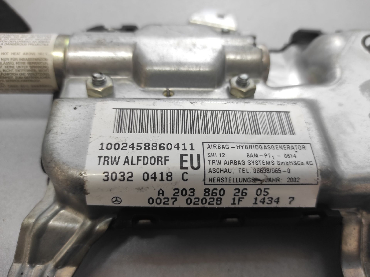 AIRBAG VRATA MERCEDES C KLASA (W203) > 00-04 A203860260