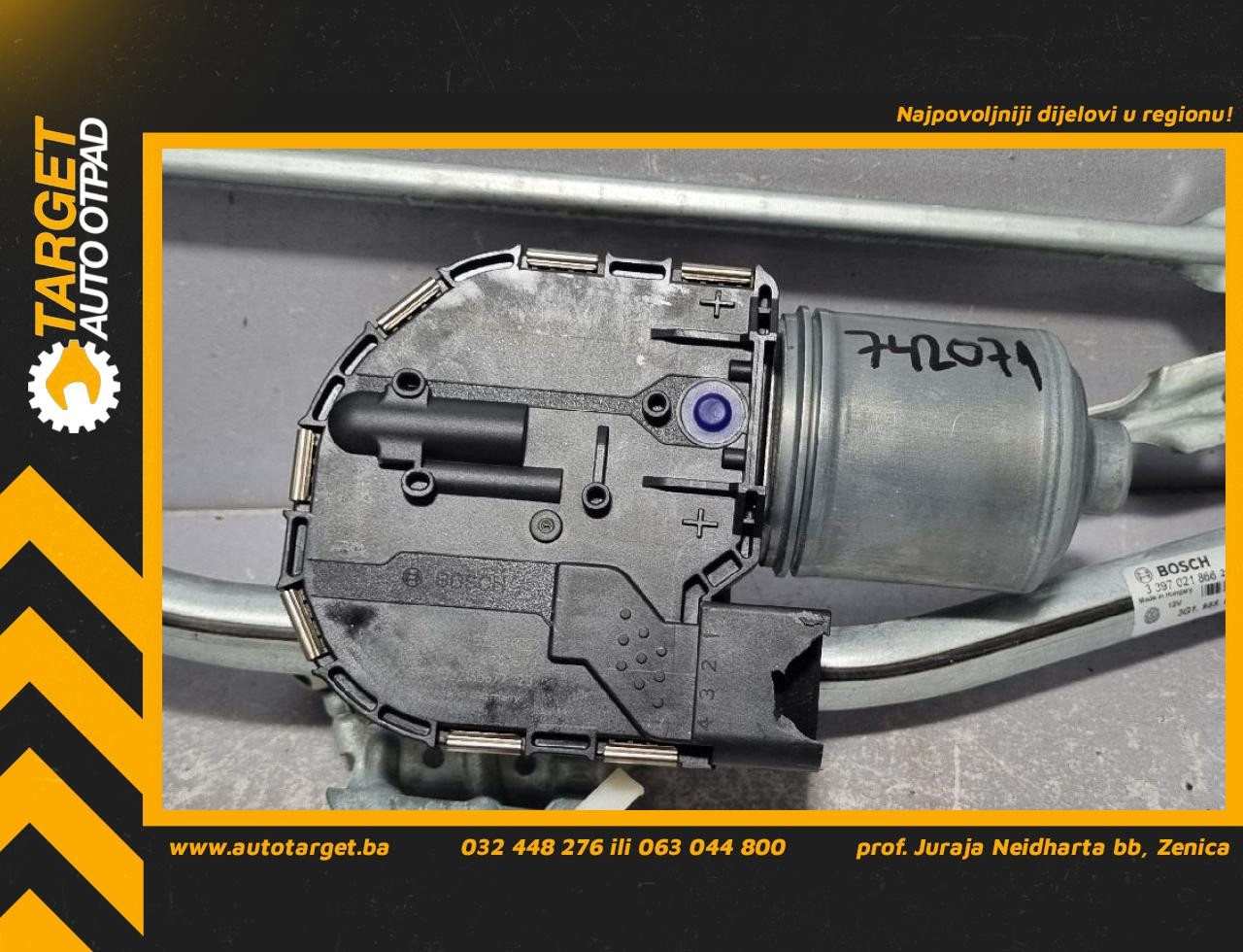 MOTORIC PREDNJEG BRISACA VW PASSAT B8 > 14-19 3G1955119A