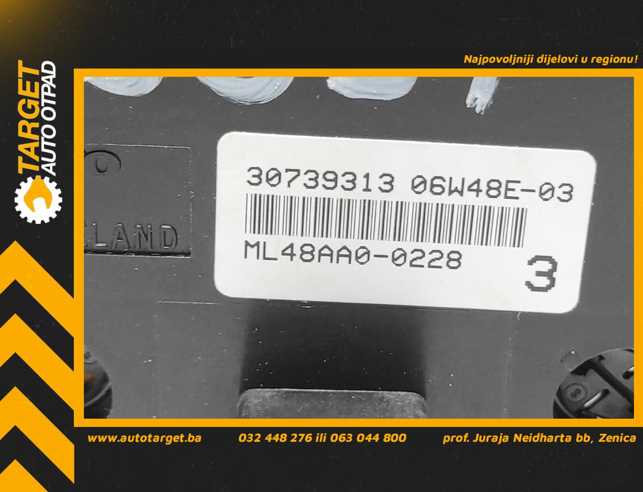 DIJELOVI PREKIDACI SVJETLA VOLVO S60 > 05-10 30739313