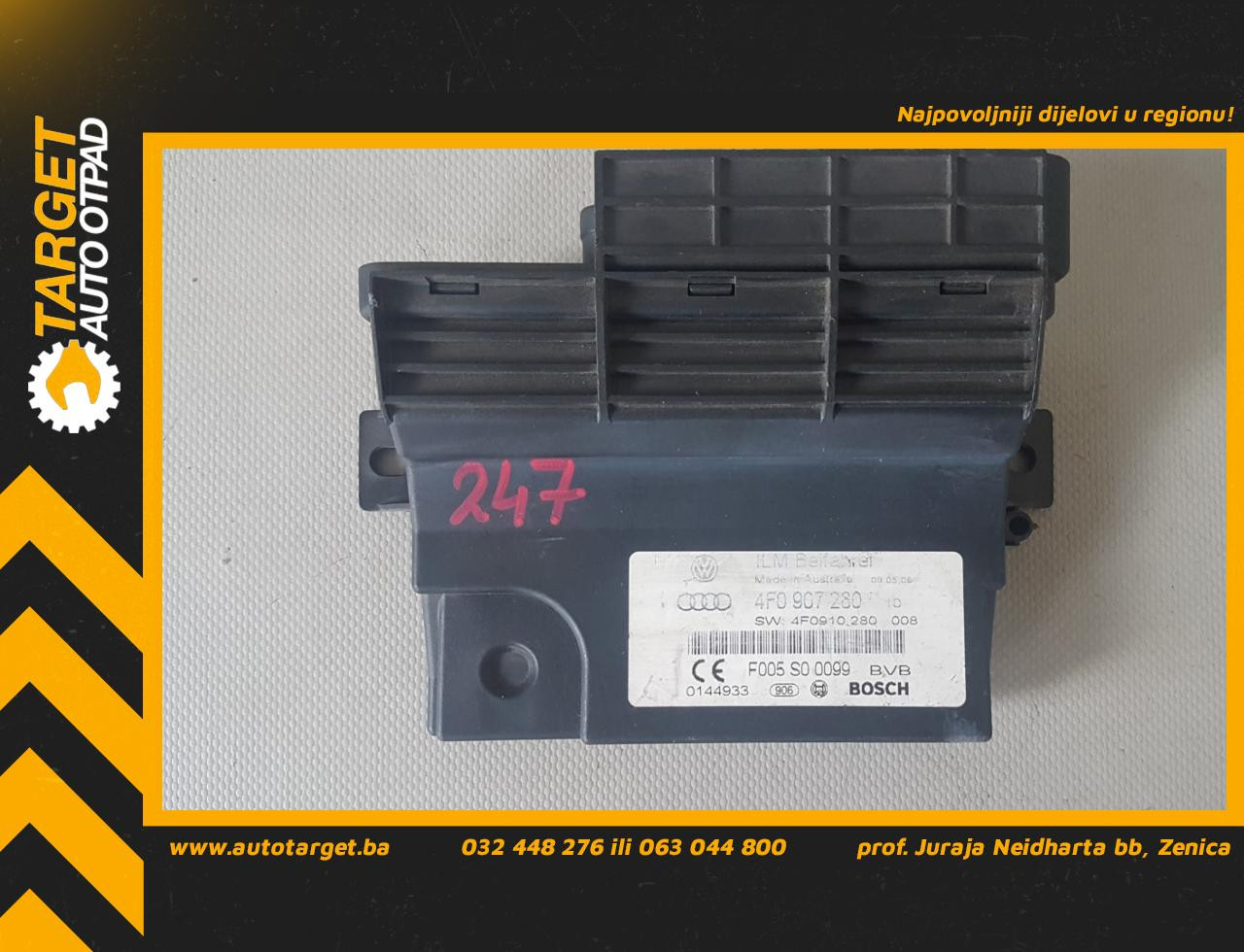 KOMFORT ELEKTRONIKA AUDI A6 > 04-08 4F0907280 4F0910280