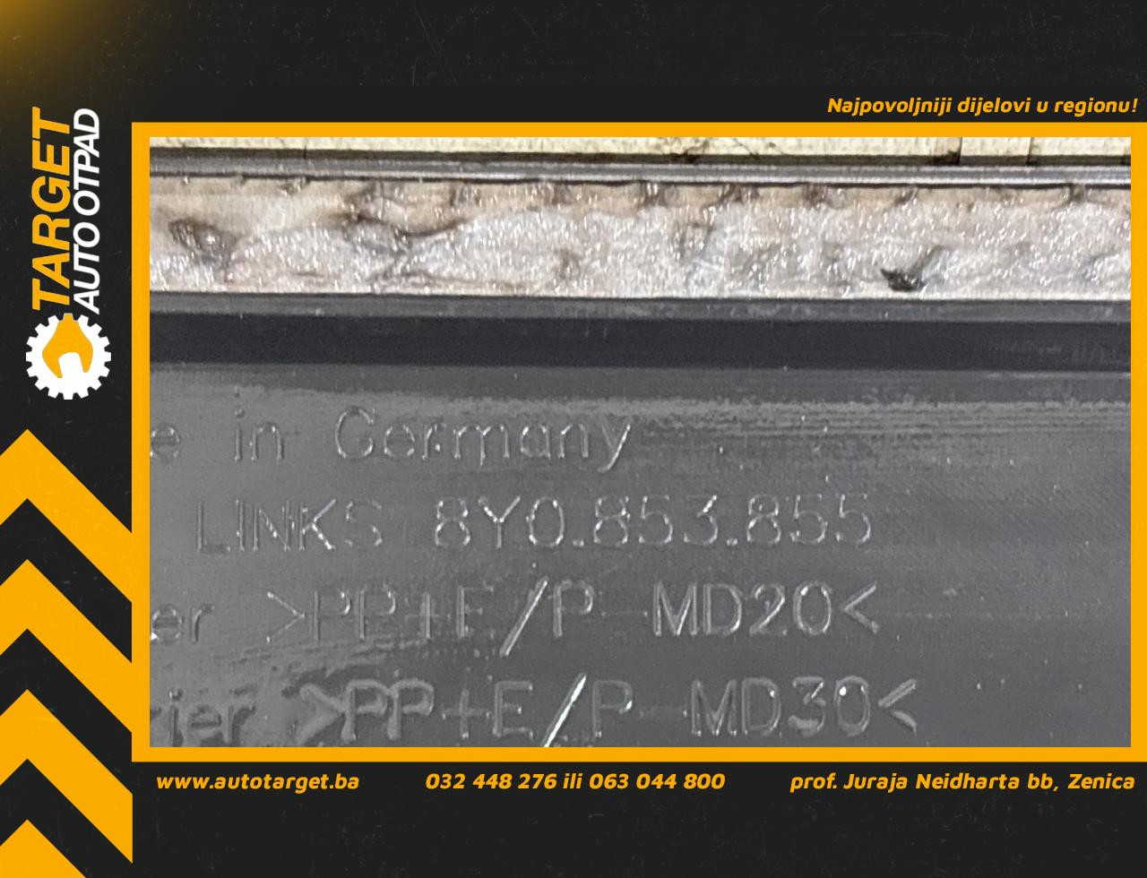 DIJELOVI LAJSNA AUDI A3 (8Y) > 20 -  1.4 8Y0853855