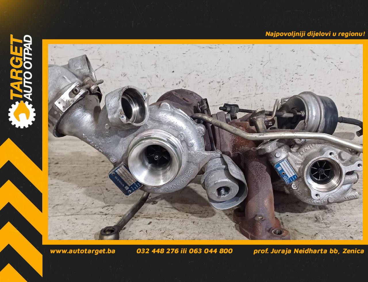 DIJELOVI TURBINA VOLVO S60/V60 > 14 - 19 2.0 31459962 31491217