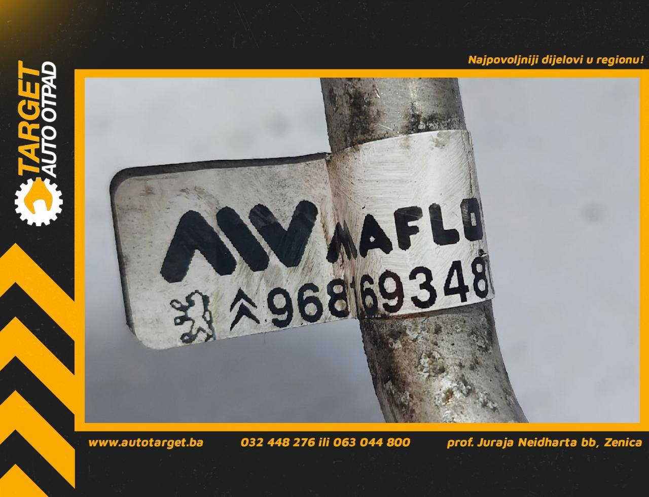 DIJELOVI CRIJEVO KLIME CITROEN BERLINGO > 08-11 9681693480