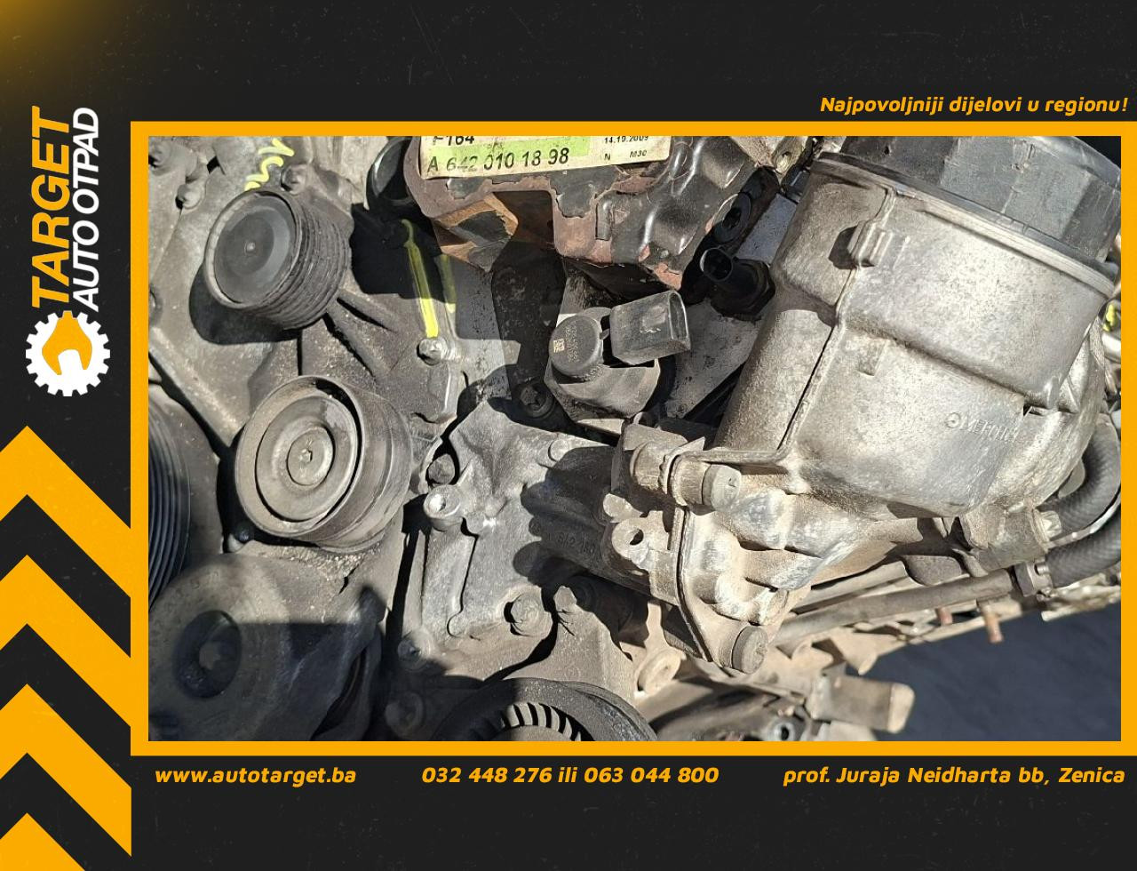 KUCISTE FILTERA ULJA MERCEDES ML (W164) > 08-11 A6421800010