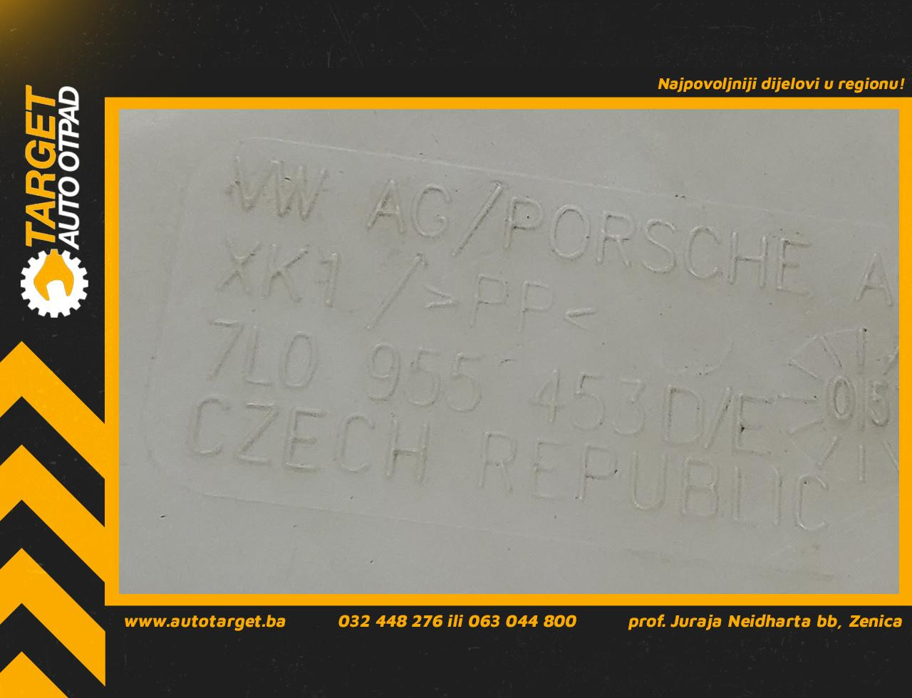 BOCA VODE BRISACA PORSCHE CAYENNE > 03-06 7L0955453D
