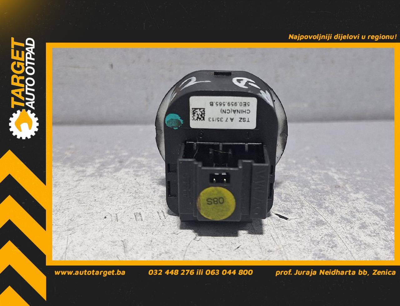 DIJELOVI PREKIDAC SKODA OCTAVIA > 13-16 1.6  5E0959565B