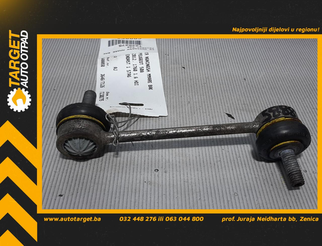 DIJELOVI STABILIZATOR PEUGEOT 508 > 11-14
