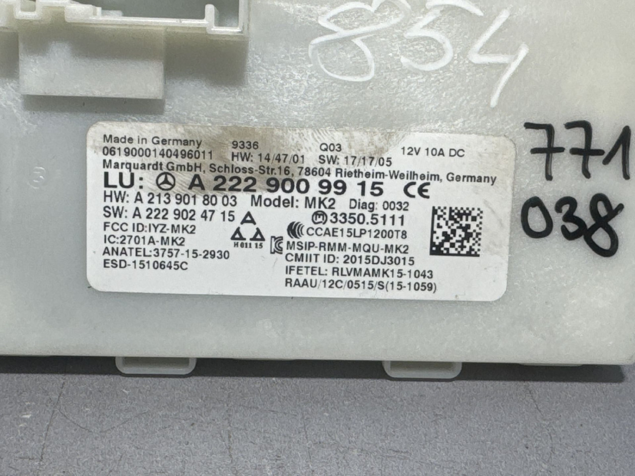 ELEKTRONIKA MODUL MERCEDES GLC (X253) > 16- A2229009915
