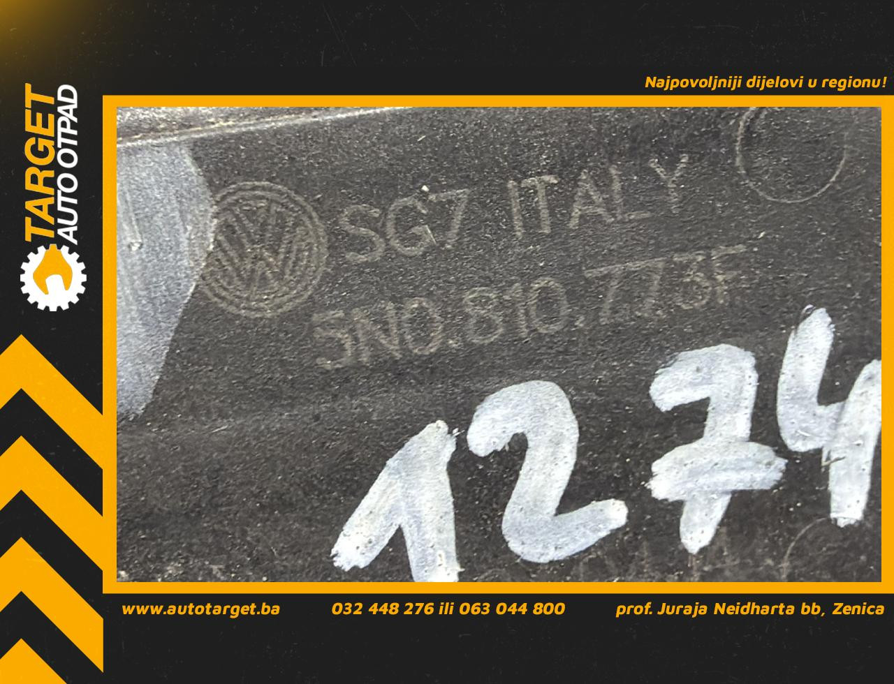 MOTORIC POKLOPCA REZERVOARA VW TIGUAN > 11-15 5N0810773F