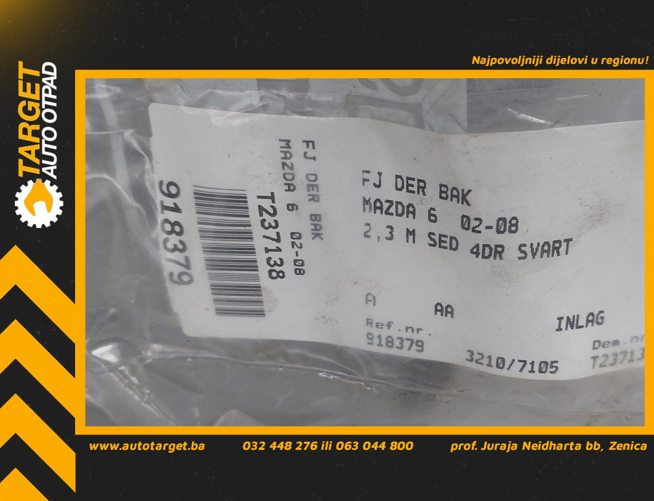 DIJELOVI OPRUGA AMORTIZERA MAZDA 6 > 02-05