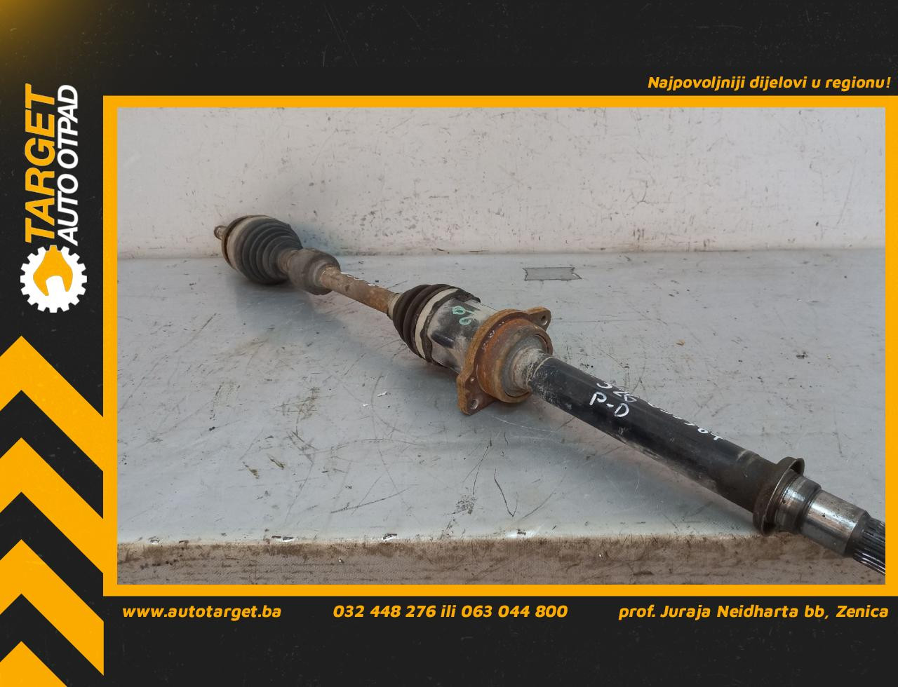 DIJELOVI POLUOSOVINA TOYOTA AVENSIS > 09-11 2.0