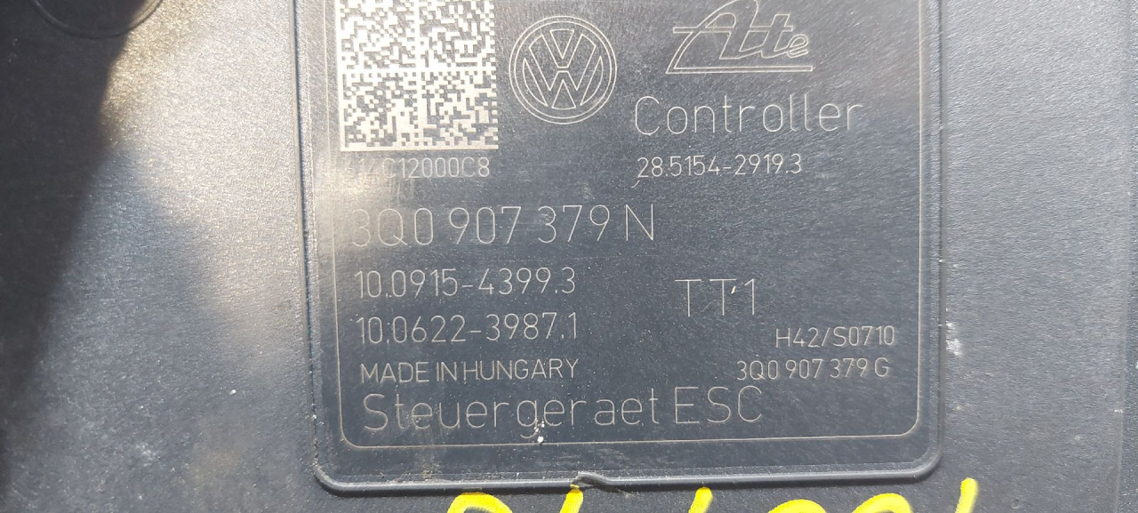 ABS ELEKTRONIKA VW GOLF 7 > 12-16 3Q0907379N 3Q0614517N