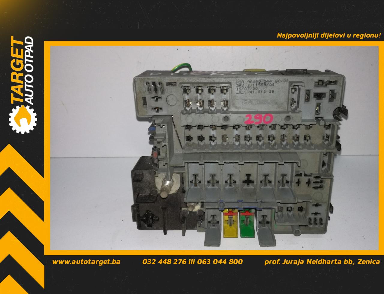 ELEKTRONIKA MODUL PEUGEOT 206 > 98-09 9628024480