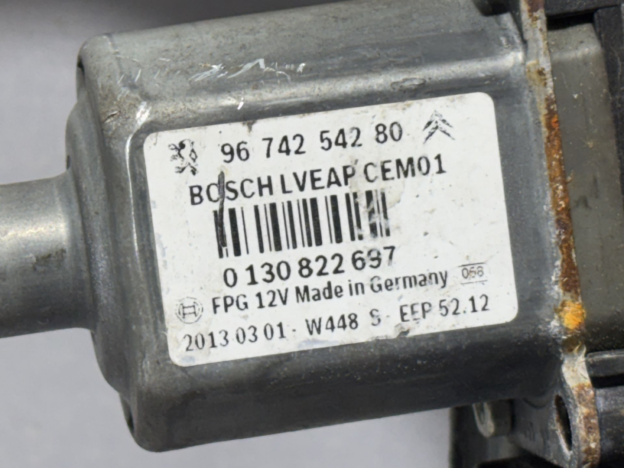 MOTORIC PODIZACA STAKLA PEUGEOT 208 > 12-15 9674254280