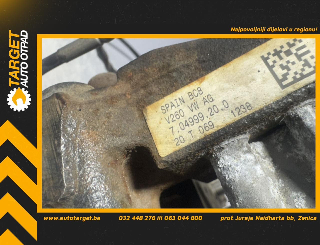 DIJELOVI EGR VW CRAFTER > 17- 2.0 704999200