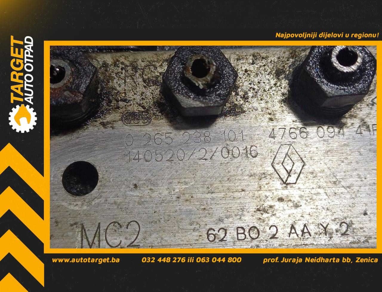 ABS ELEKTRONIKA RENAULT MASTER > 14- 476609441R 0265238101