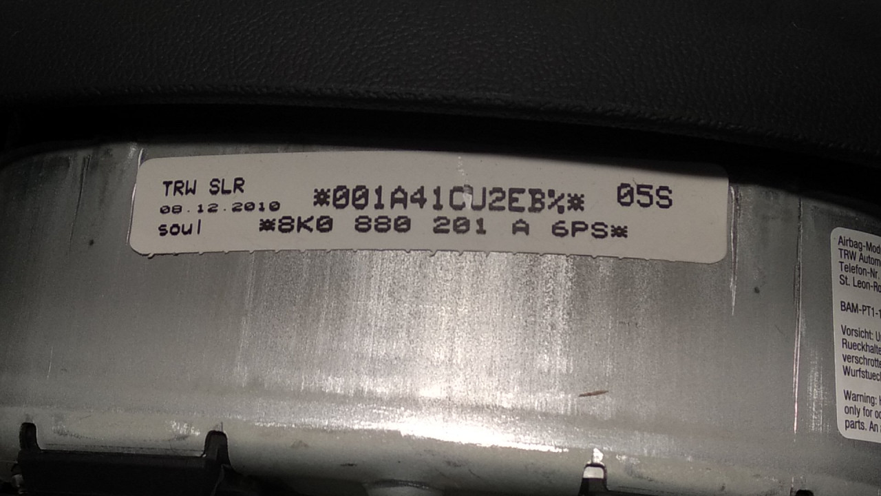 AIRBAG VOLANA AUDI A4 (B8) > 07-11 8K0880201A