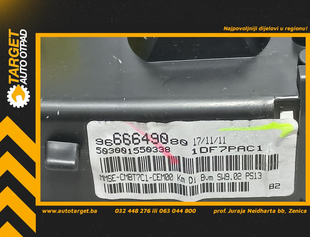 DIJELOVI CELER SAT PEUGEOT 308 > 07-11 9666649080