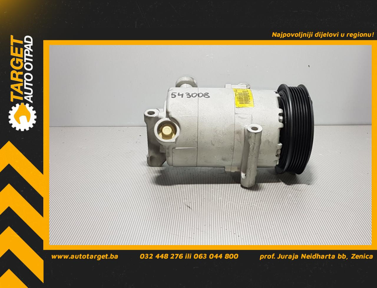 KOMPRESOR KLIME PEUGEOT BOXER > 06-14 6C1119D629AD