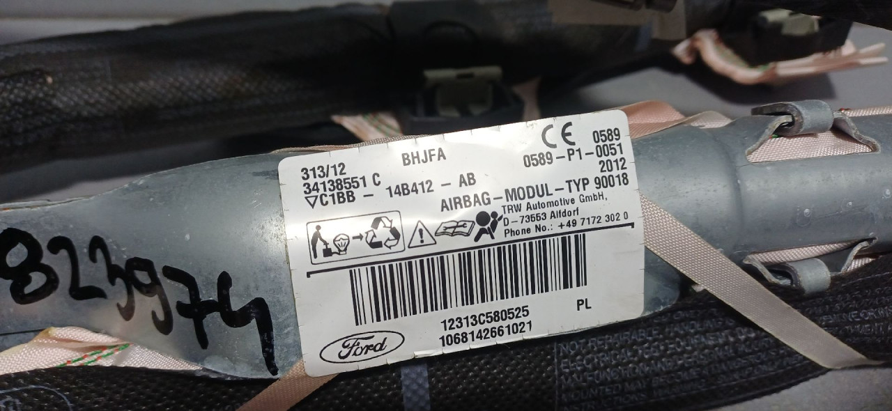 KROVNI AIRBAG FORD FIESTA > 13-17 C1BB14B412AB