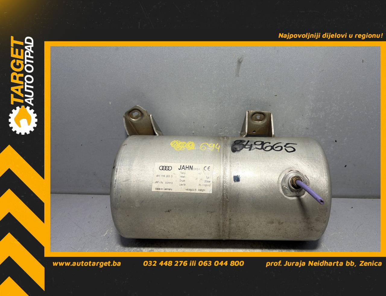 DIJELOVI KONDENZATOR KLIME AUDI A8 (4H) > 10-14 4H0616203D