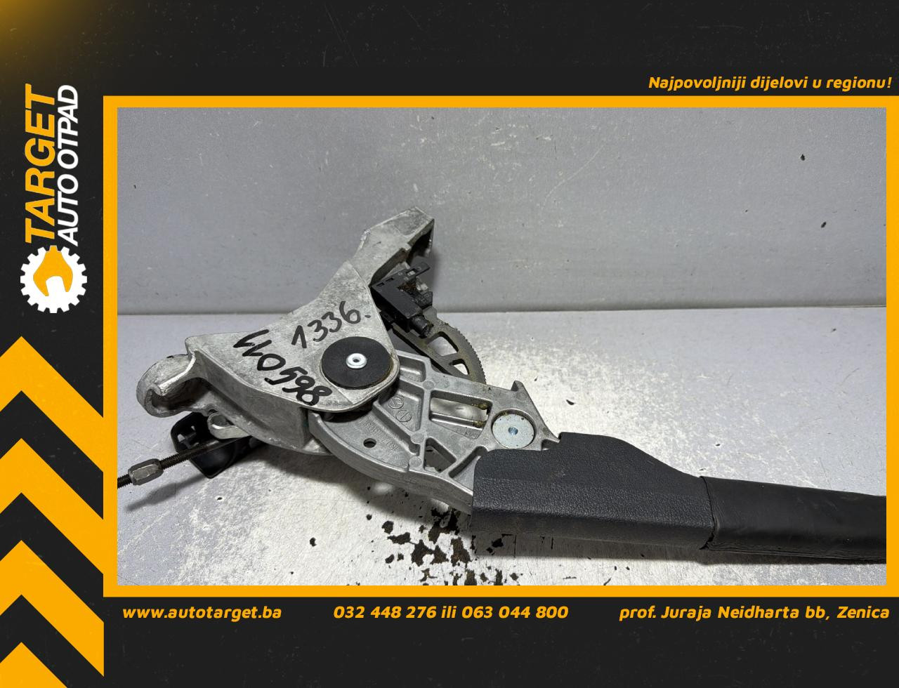 DIJELOVI RUCNA KOCNICA VW GOLF 6 > 08-12 2.0 1K0711303M