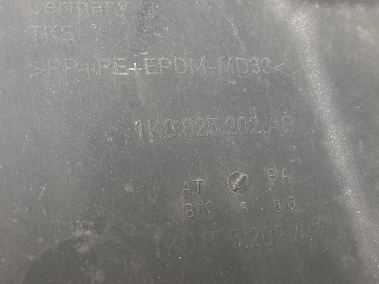 PODNA ZASTITA VW GOLF 6 > 08-12 1K0825202AS