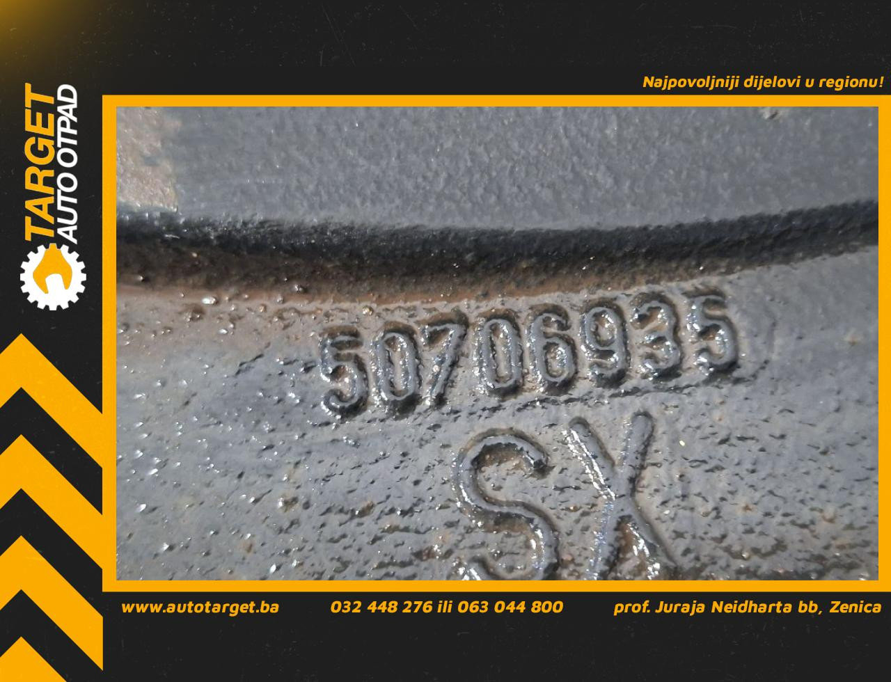 DIJELOVI LAFETA PEUGEOT BOXER > 14- 2.2 50706935