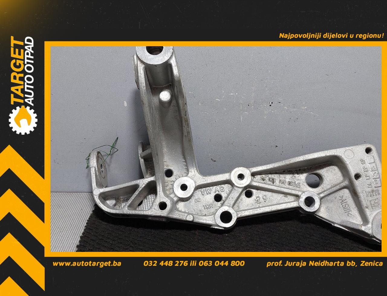 DIJELOVI NOSAC LAFETE VW GOLF 6 > 08-12 1K0199296E