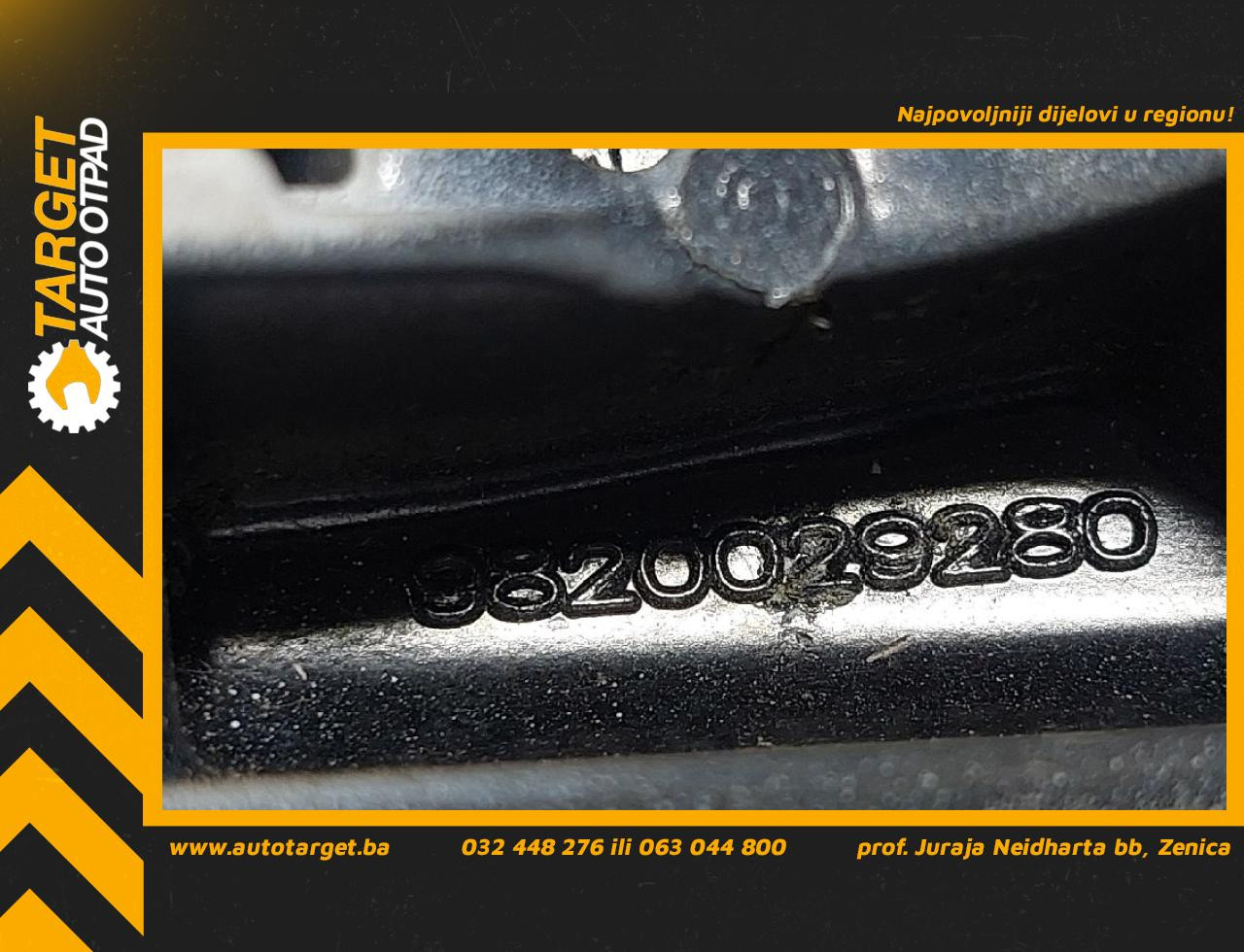 DIJELOVI BAGLAMA PEUGEOT EXPERT/TRAVELLER > 16- 2.0 9820029280
