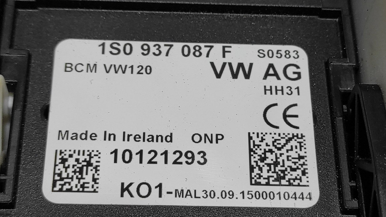 DIJELOVI BCM ELEKTRONIKA VW UP > 12-16 1S0937087F