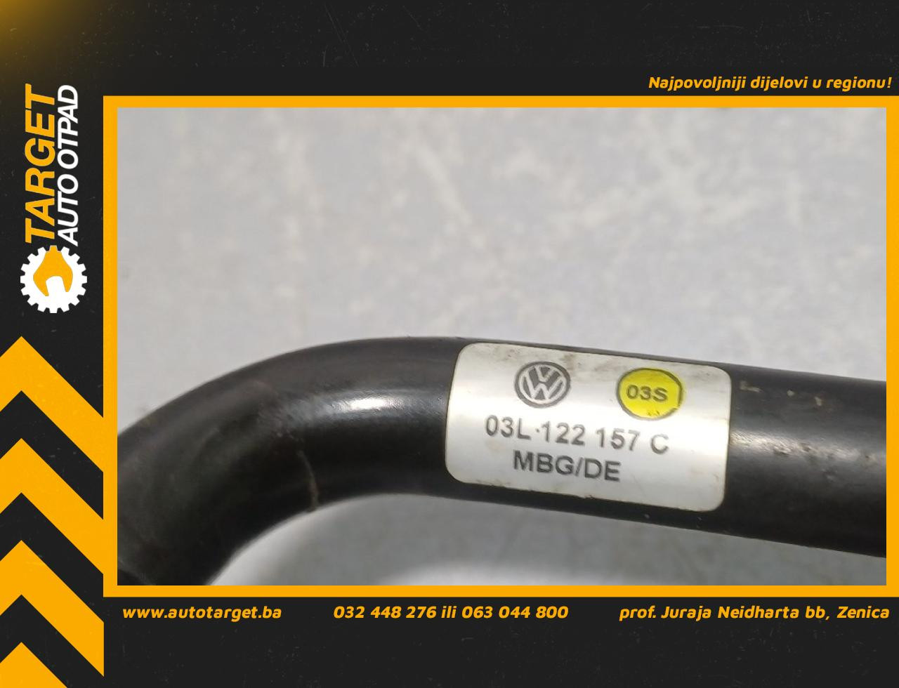 DIJELOVI CRIJEVO AUDI A4 (B8) > 12-15 2.0 03L122157C