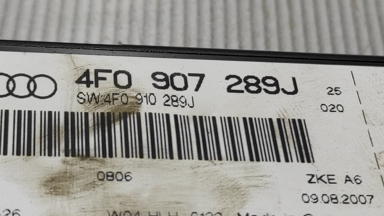 DIJELOVI ELEKTRONIKA MODUL AUDI A6 > 04-08 4F0907289J