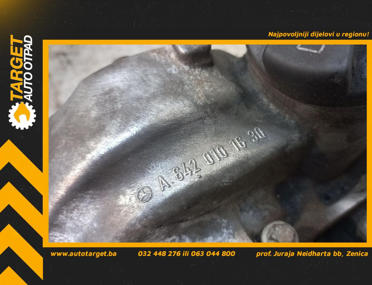 DIJELOVI DEKLO MERCEDES E KLASA (W211) > 02-07 3.0 A6420101630