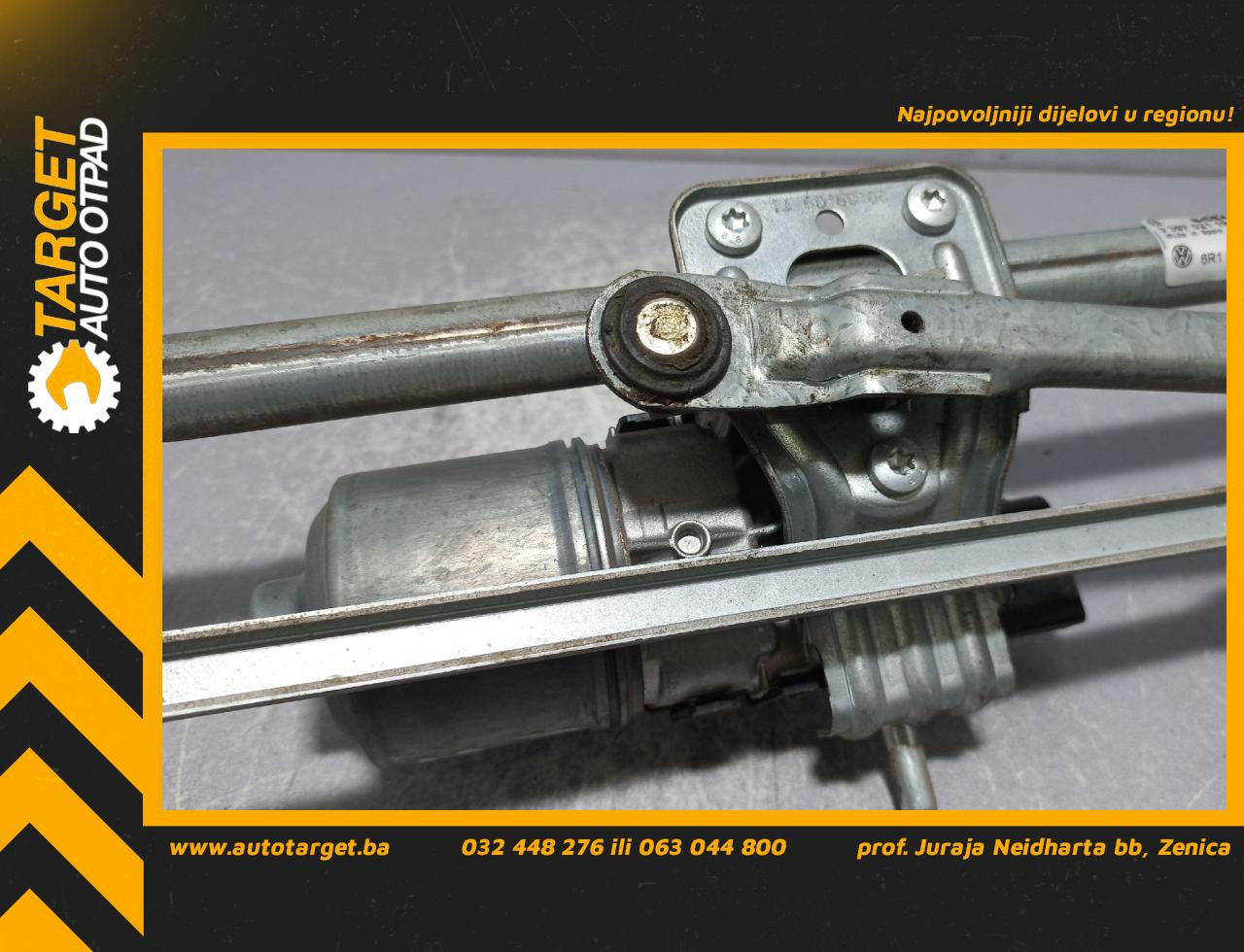 DIJELOVI MOTORIC PREDNJEG BRISACA VW POLO > 09-14 6R1955119