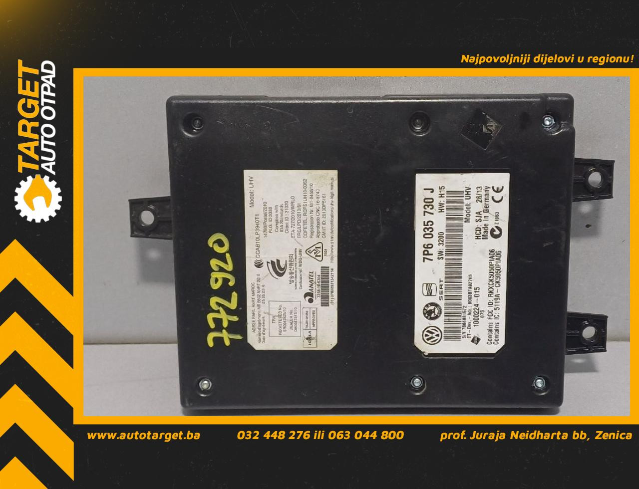 DIJELOVI ELEKTRONIKA MODUL VW PASSAT B7 > 10-14 2.0 7P6035730J