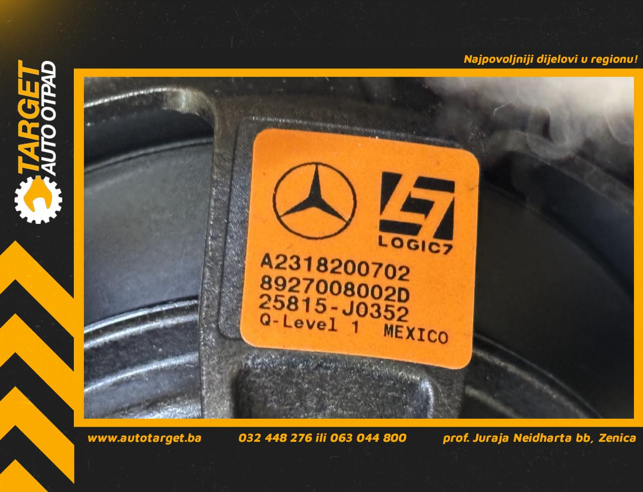 DIJELOVI ZVUCNIK MERCEDES ML (W166) > 11-15 3.0 A2318200702