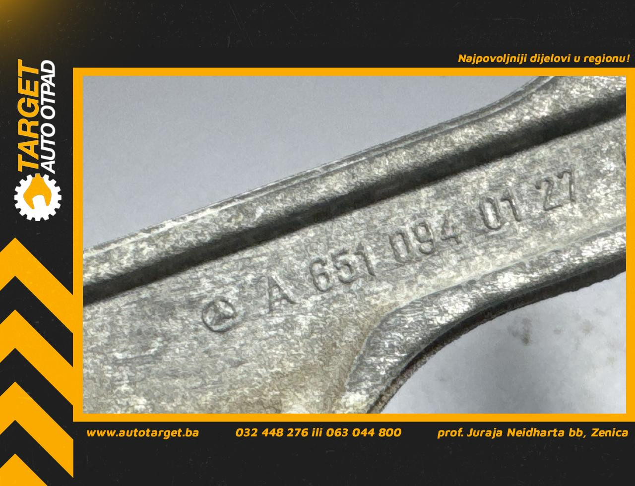 DIJELOVI NOSAC MERCEDES E KLASA (W212) > 13-16 2.2 A6510940127