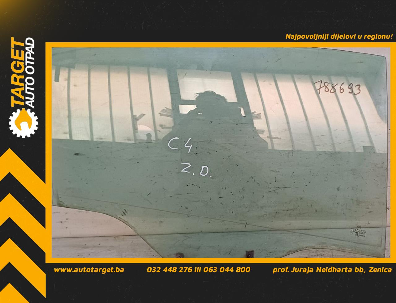 DIJELOVI STAKLO CITROEN C4 > 04-08