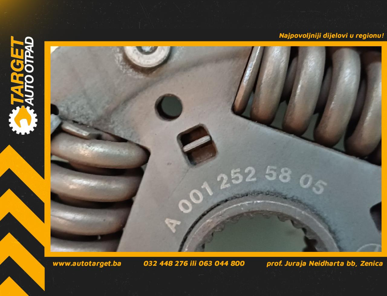 DIJELOVI LAMELA MERCEDES SPRINTER > 06-13 2.2 A0012525805