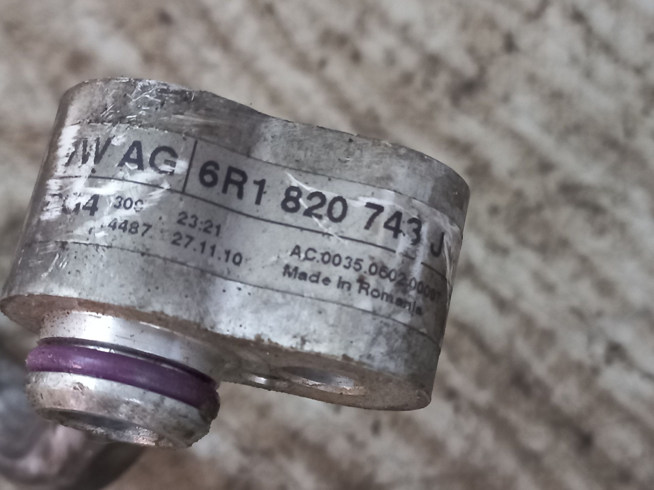 DIJELOVI CRIJEVO KLIME SKODA FABIA > 10-14 1.6 6R1820743J