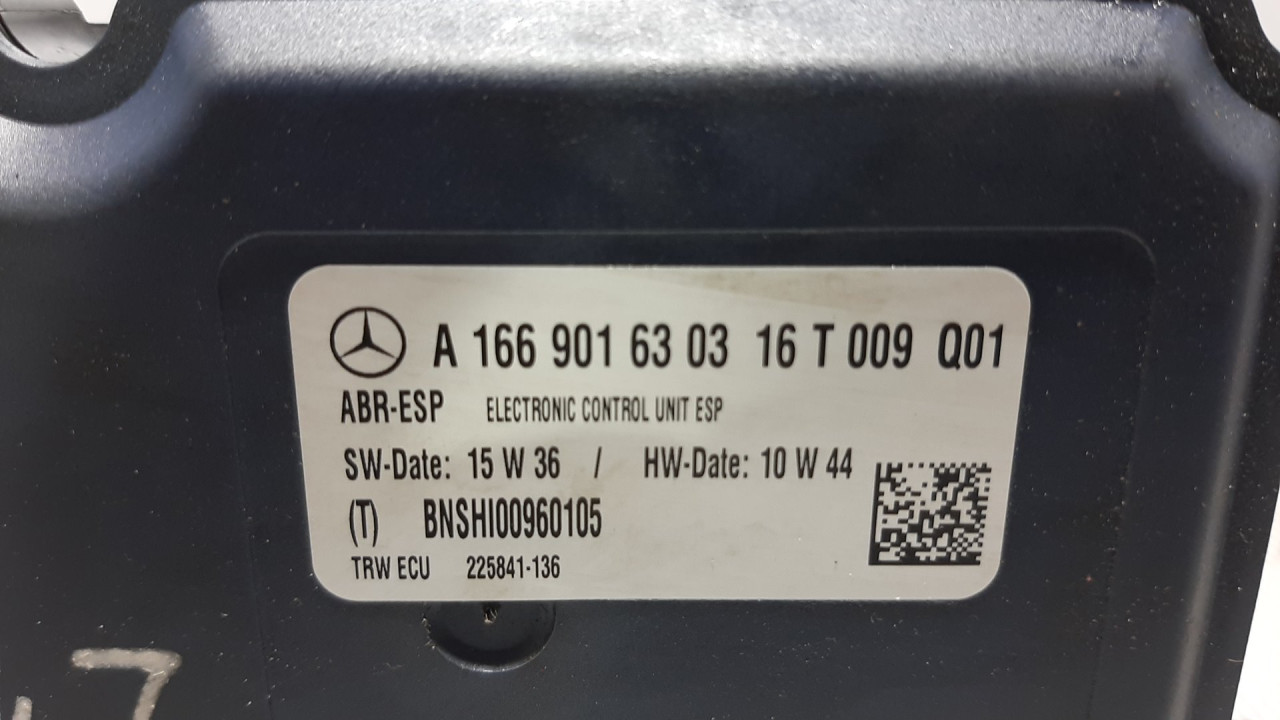ABS ELEKTRONIKA MERCEDES GLE (C292) > 15- A1669016303-A