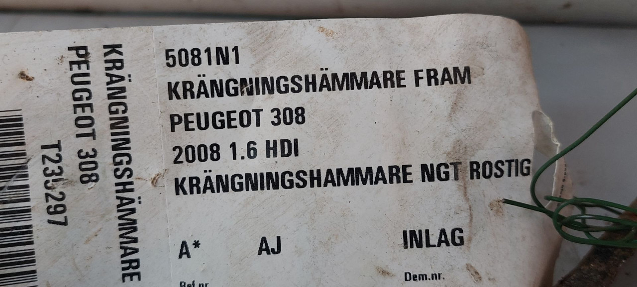 DIJELOVI BALANS STANGA PEUGEOT 308 > 07-11 5081N1