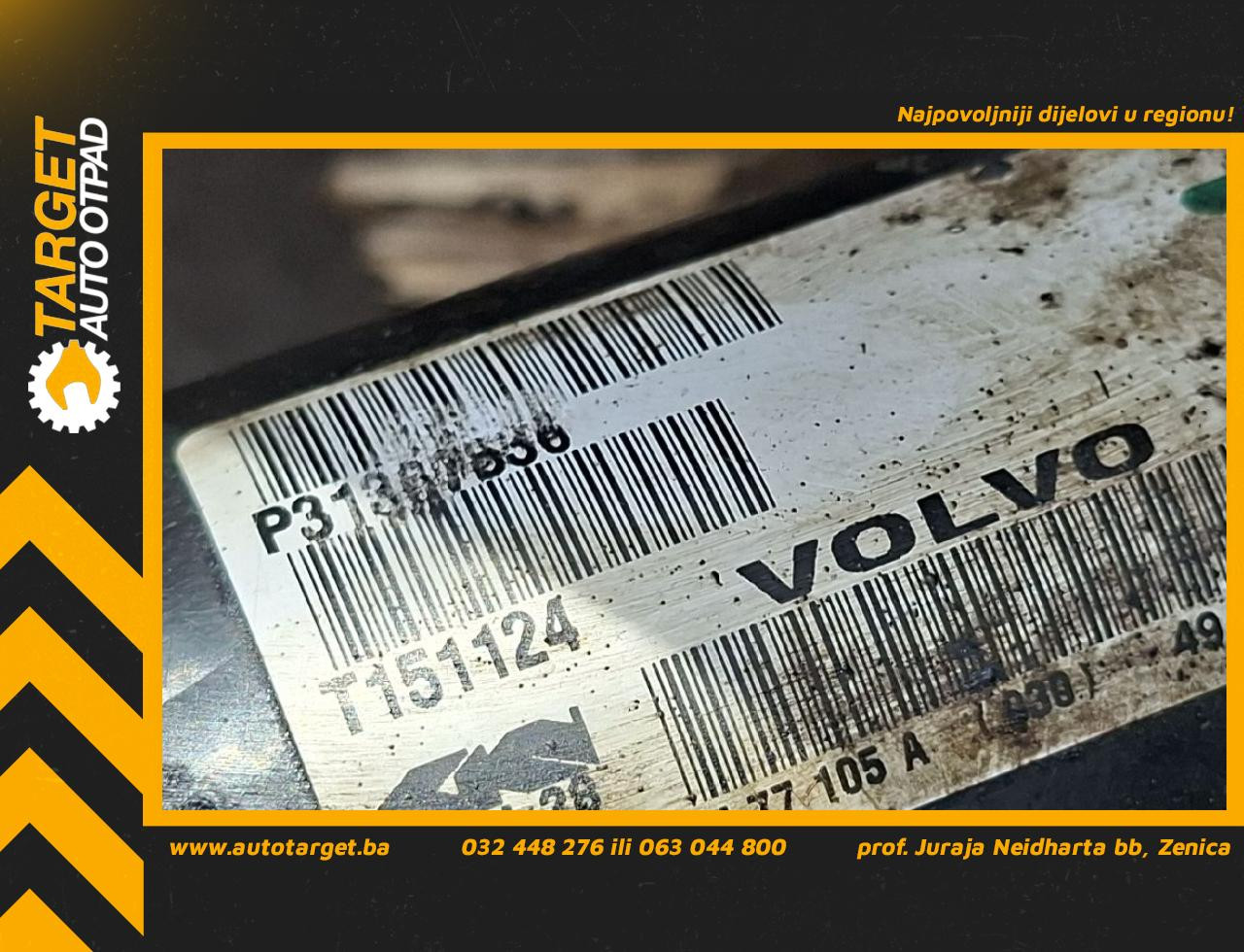 DIJELOVI POLUOSOVINA VOLVO XC60 > 13-17 2.4