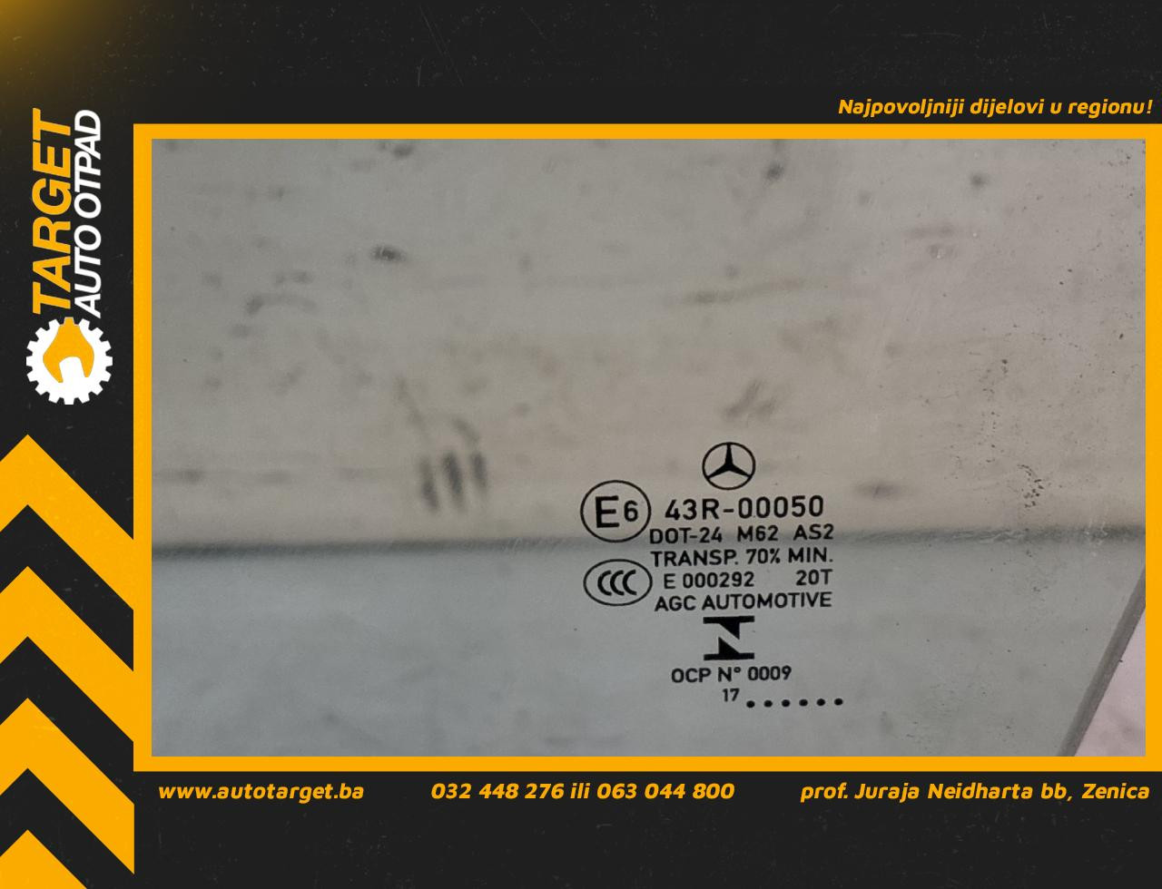 DIJELOVI STAKLO MERCEDES GLC (X253) > 16-22 2.2 43R-00050