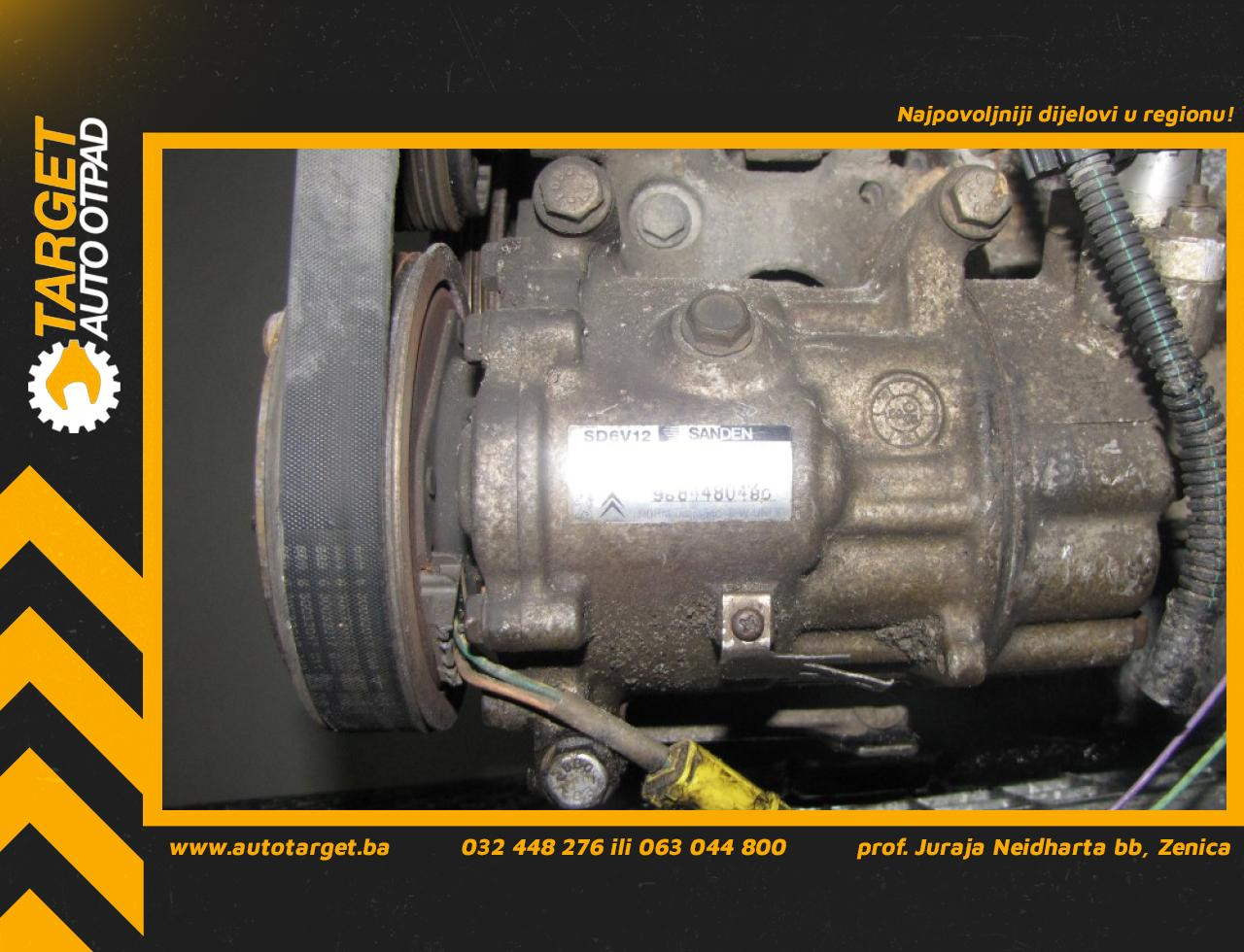 DIJELOVI KOMPRESOR KLIME CITROEN NEMO > 08-16 9684480480