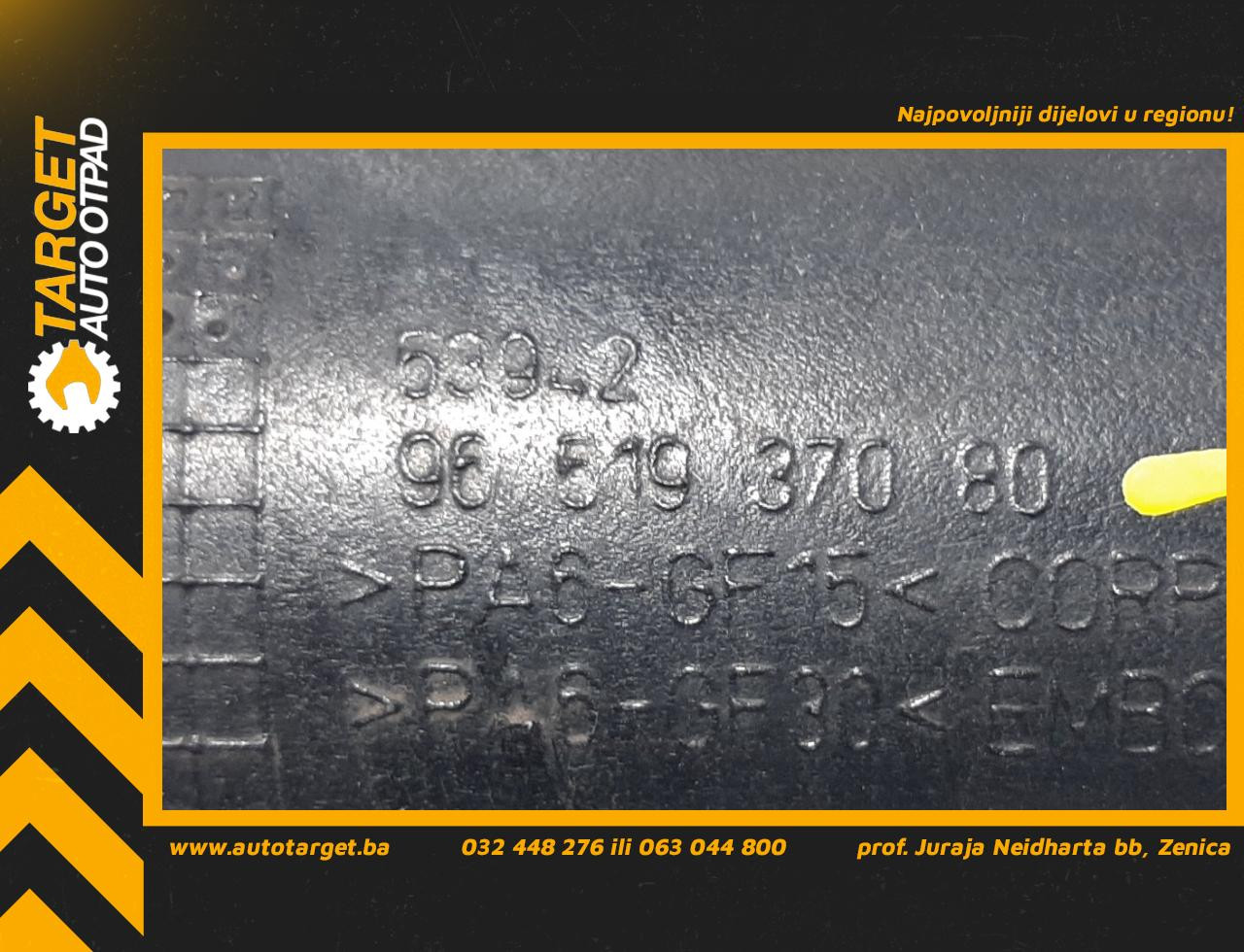 DIJELOVI CRIJEVO PEUGEOT 607 > 00-10 9651937080