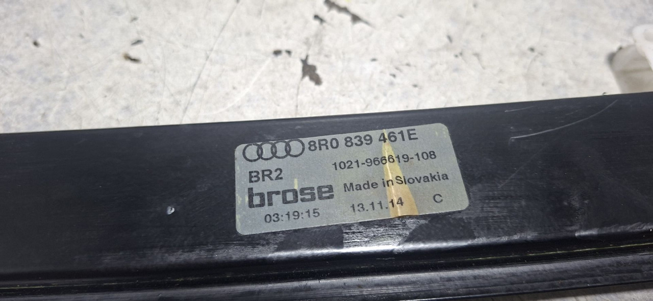 DIJELOVI ELEKTRO PODIZAC STAKLA AUDI Q5 > 12-16 2.0 8R0839461E
