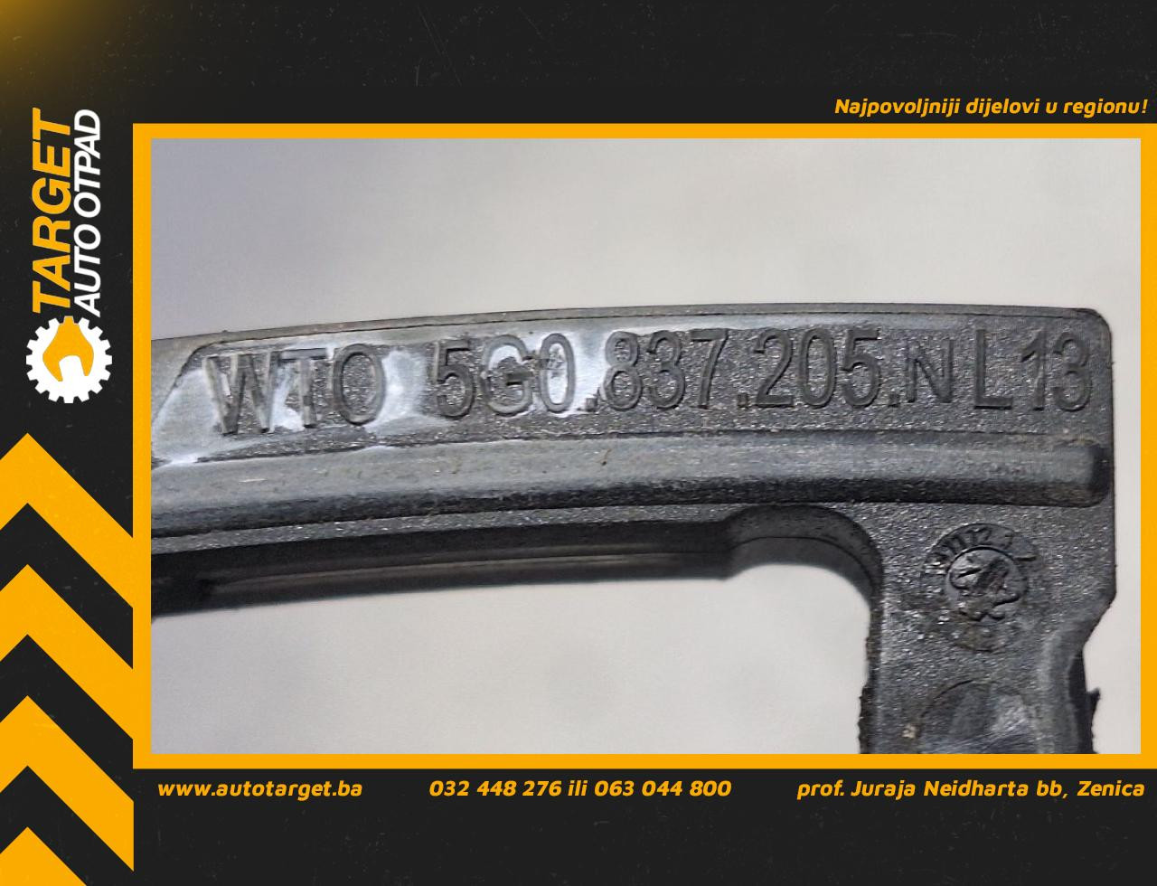 DIJELOVI RUCKA VRATA AUDI Q3 > 18- 2.0 5G0837205