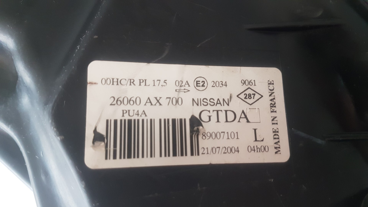 DIJELOVI FAR NISSAN MICRA > 03-05 26060AX700